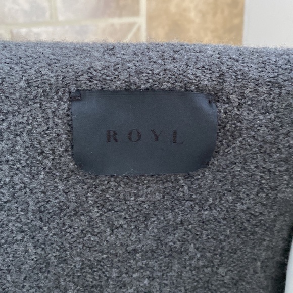 Hand-knit wool long cardigan - size XS - Picture 4 of 5